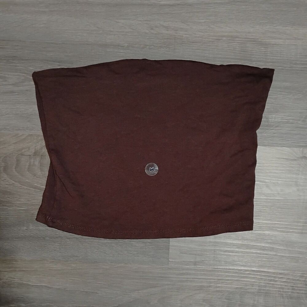 Tilly’s Brown Tube Crop Top Size Womens Medium New